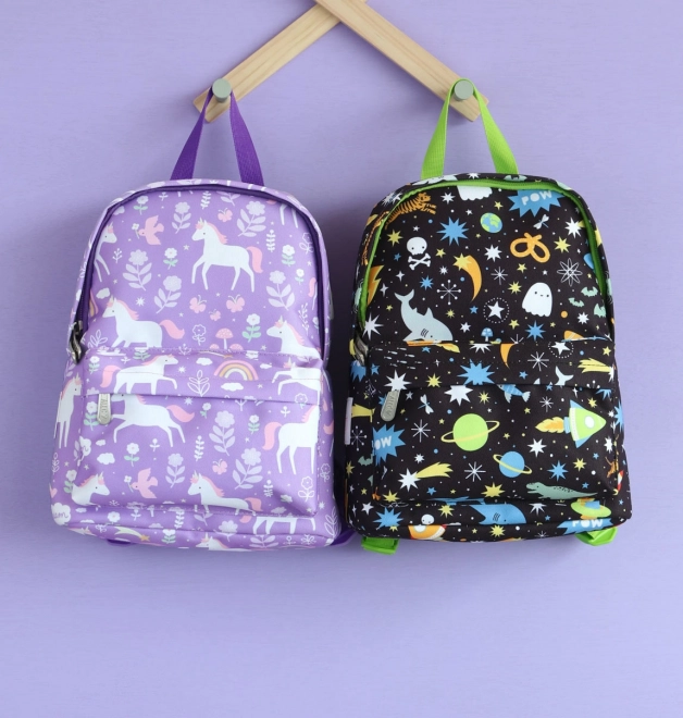 A Little Lovely Company kids backpack - Space theme