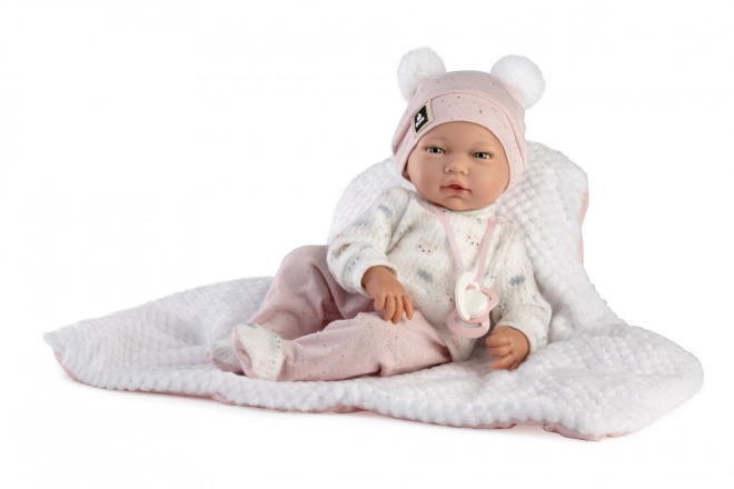 Realistic Baby Doll with Soft Cloth Body