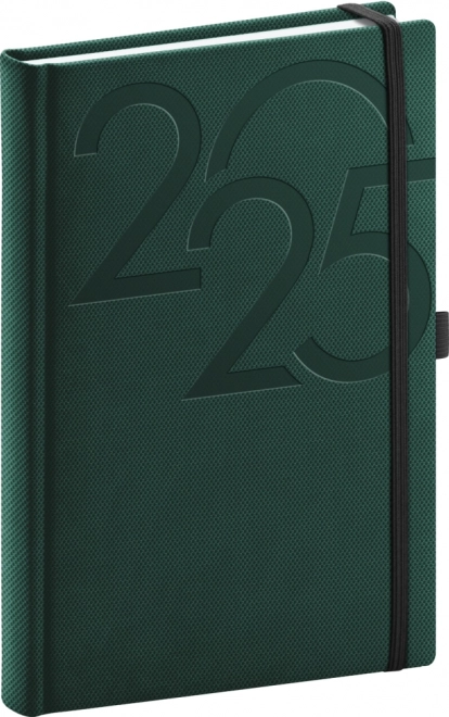 Daily Planner Ajax 2025 Green