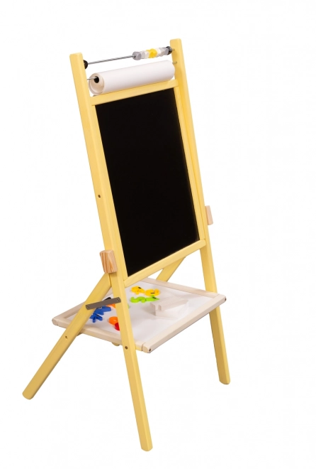 Children's Magnetic and Chalk Board with Abacus