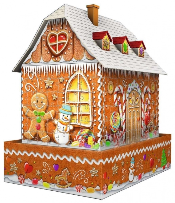 Ravensburger 3D Puzzle Gingerbread House Night Edition