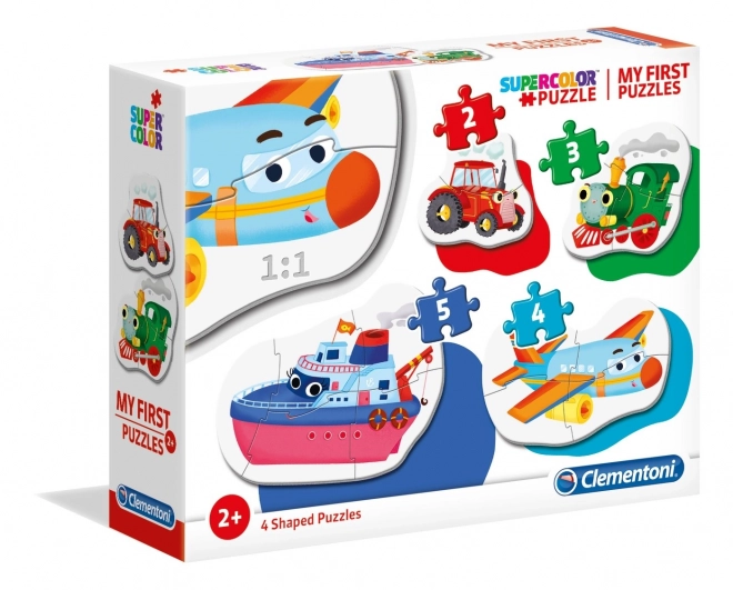 Clementoni My First Transport Puzzles 4-in-1 Set