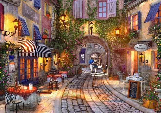 French Sidewalk 500 Piece Puzzle