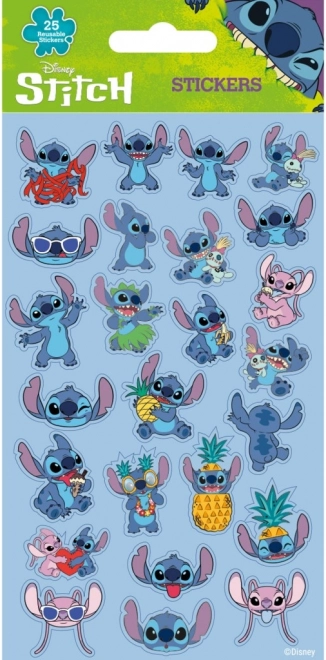 Višekratne naljepnice Lilo i Stitch plave