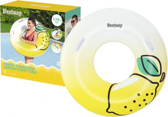 Anello da nuoto gonfiabile Cytrynka con maniglie 114 cm Bestway