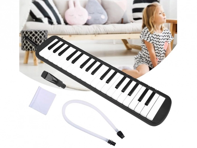 Musical Instrument 32-Key Melodica with Case