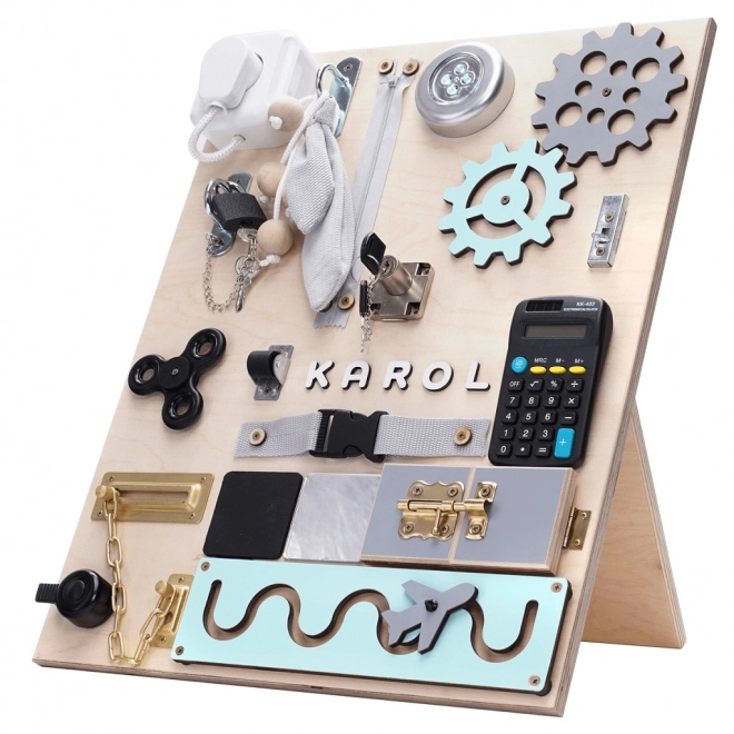 Activity board with socket