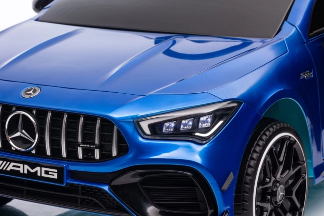 Blue Lacquered 4x4 Mercedes CLA 45s AMG Electric Car