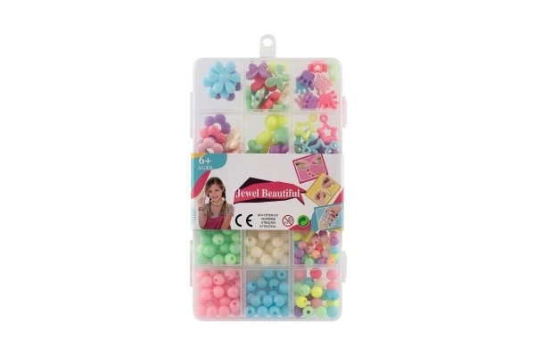 Colorful Plastic Beads Set with String