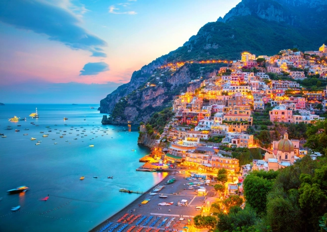 Enjoy Puzzle Positano Italy at Dusk 1000 Pieces