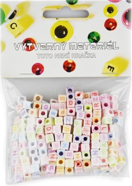 Alphabet Plastic Beads Set