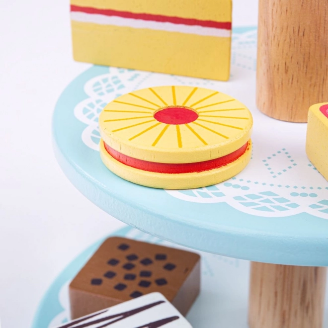 Bigjigs Toys Cake Stand with Treats