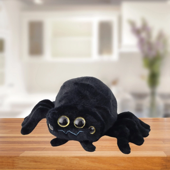 araignée en peluche noire 30cm