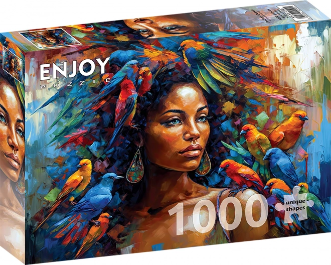 Enjoy Puzzle Feathered Queen 1000 Pieces