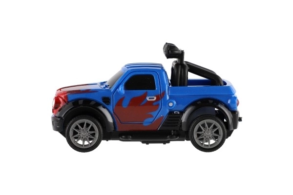 Off-Road Plastic Toy Car with Dual Sides Pull-Back