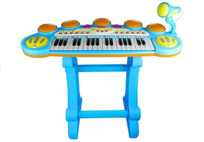 Children's Musical Keyboard Set with Drum and Microphone