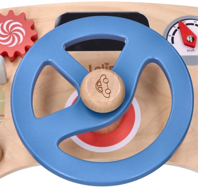 Wooden Steering Wheel for Kids