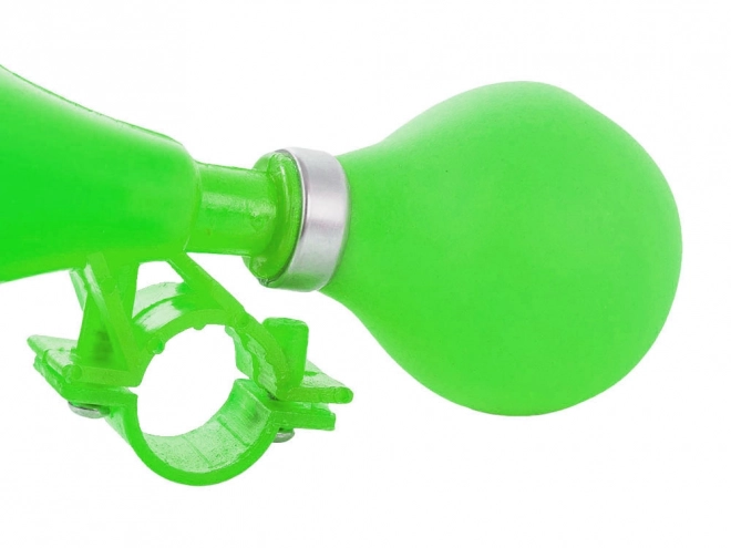 Fahrradhupe mit grünem Gummiballon