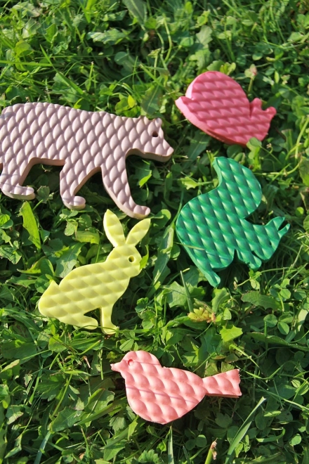Water Decals - Foam Animals for Bath - Forest