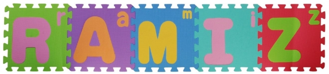 Foam Letter Puzzle Mat for Kids 3+