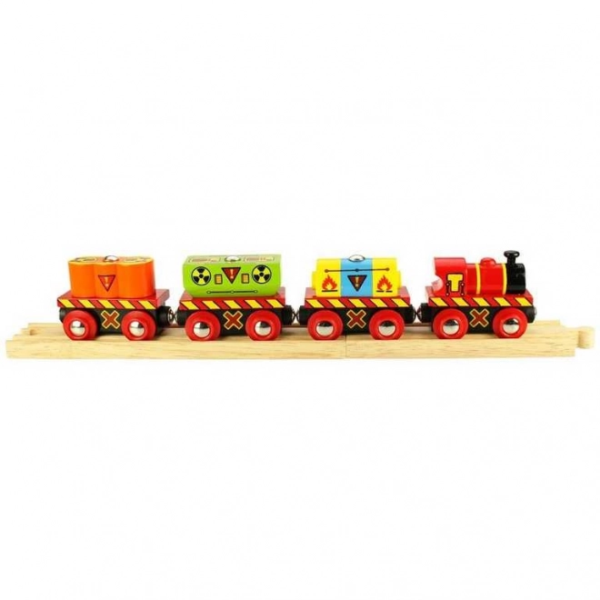 Dangerous Cargo Train Set with Tracks