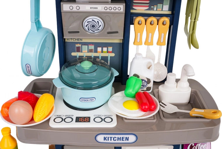 Cottura realistica con luci e suoni