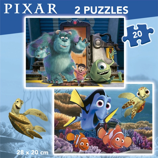 Disney Pixar Puzzle Set 2x20 Pieces