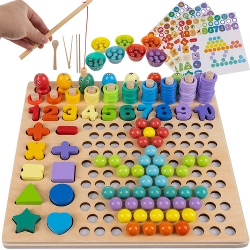 Wooden Bead Puzzle Toy