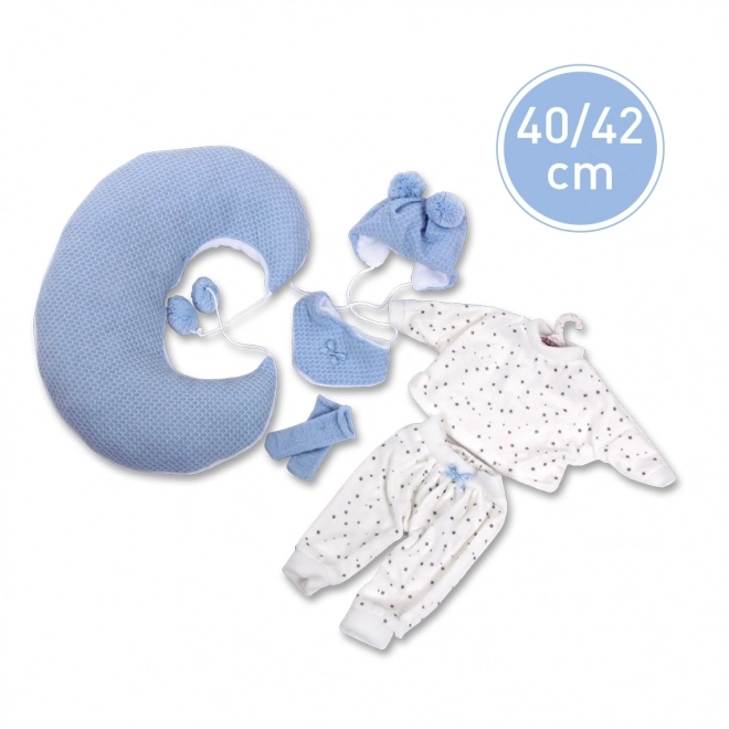 Newborn Baby Doll Outfit with Nursing Pillow