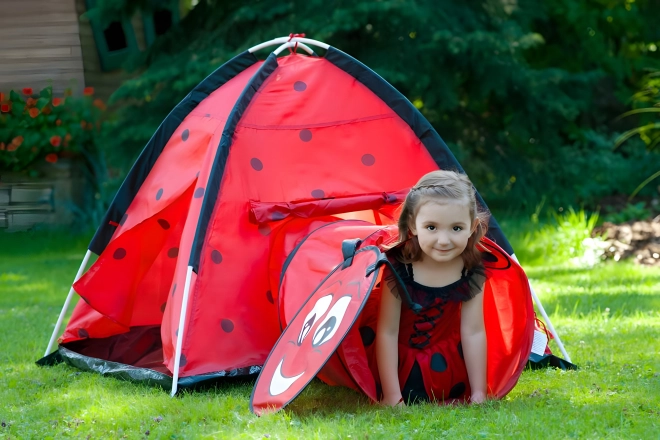 Ladybug Play Tent with Tunnel