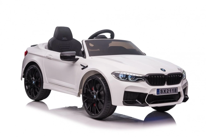 BMW M5 White Battery Operated Vehicle