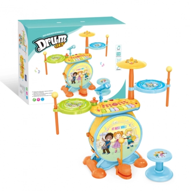 Musical Fun Drums and Organ Set for Kids