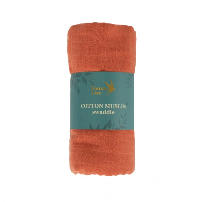 Cotton Muslin Blanket Glazed Carrot