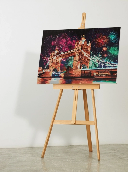 Paint by Numbers Canvas Bridge 50x40cm