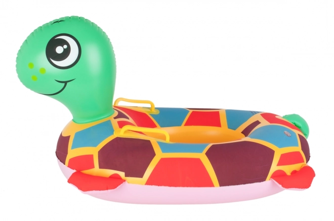 Inflatable Turtle Float with Seat for Babies