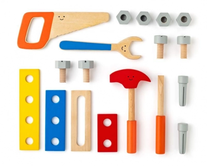 Wooden Tool Set for Kids