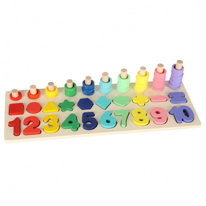 Wooden Montessori Educational Sorter and Abacus 2-in-1