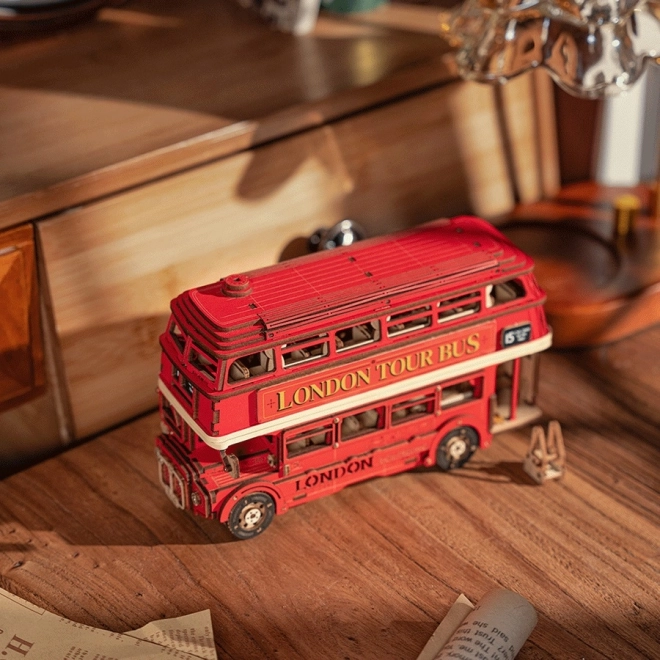 3D Wooden Puzzle of London Double-Decker