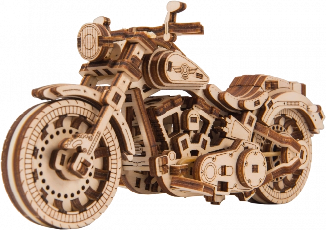 Wooden 3D Cruiser V-Twin Motorcycle Puzzle