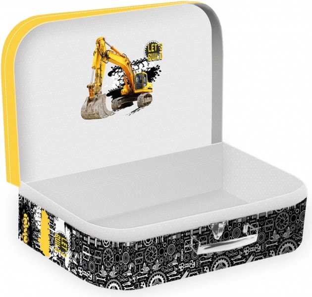 Schoolse papieren koffer Let's Build