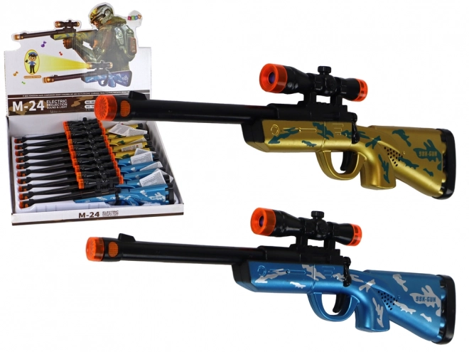 Small Toy Rifles with Lights and Sounds