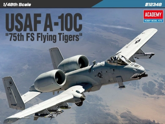 Plastic Model Aircraft USAF A-10C 75th FS Flying 1/48 Scale