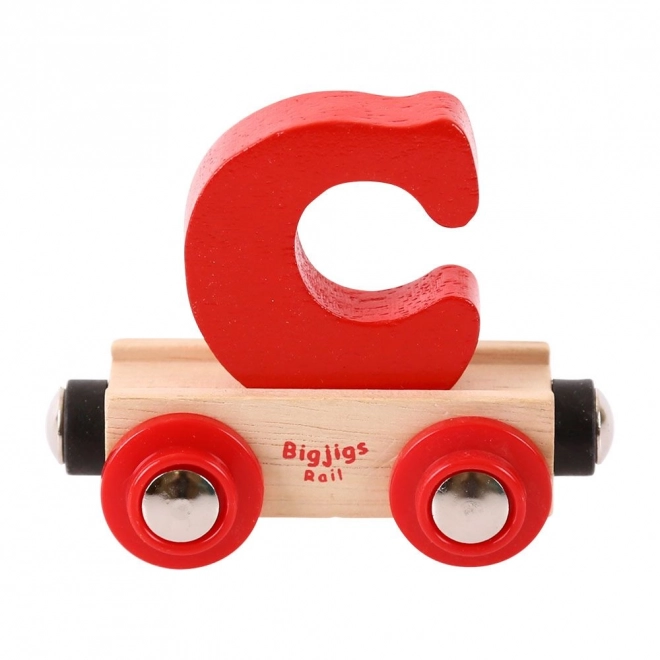 Wooden Alphabet Wagon - Letter C