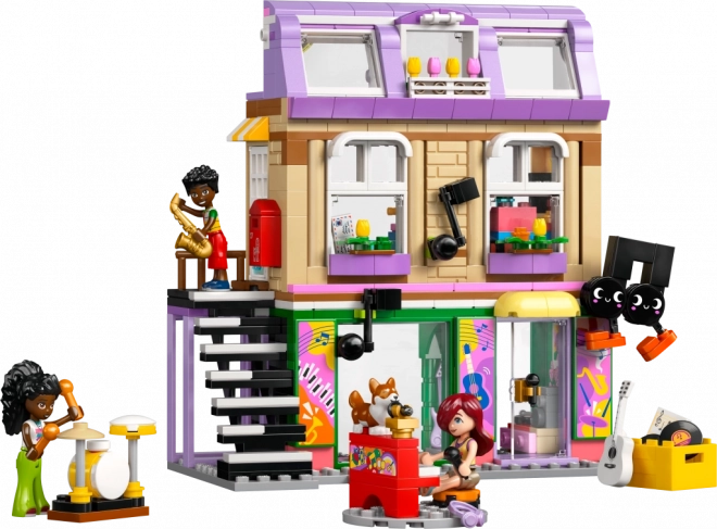 LEGO Friends Musikgeschäft und Wohnung