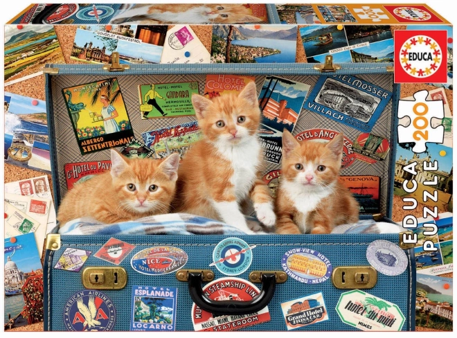 Wandering Kittens Puzzle 200 Pieces