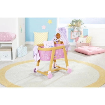 Cradle on Wheels for BABY born Doll