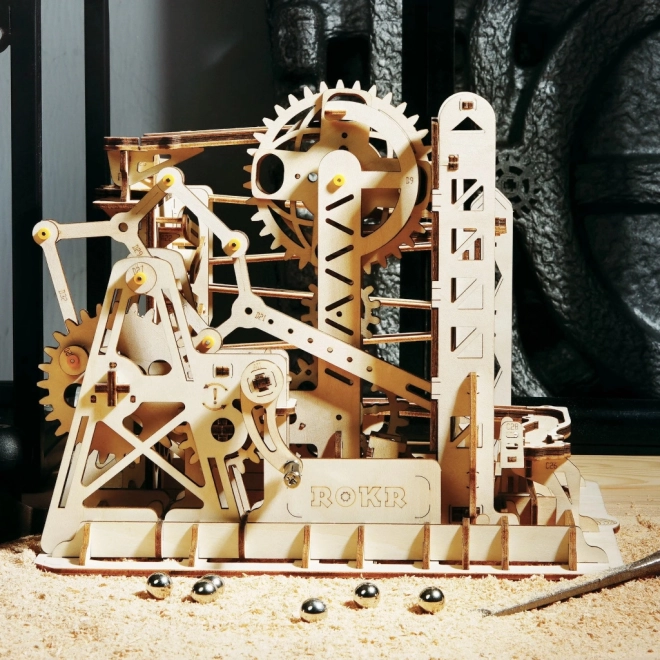 Robotime Rokr 3D Wooden Puzzle Marble Run: Explorer