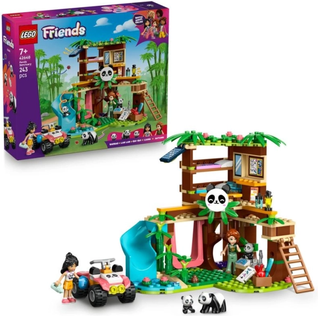 Lego Friends skrb za pande v rezervatu