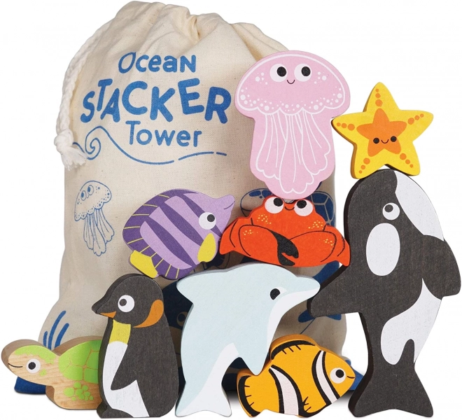 Le Toy Van Petilou Ocean Stacking Tower