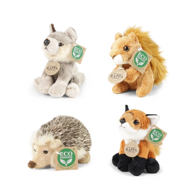 Eco-Friendly Sitting Woodland Plush Animals